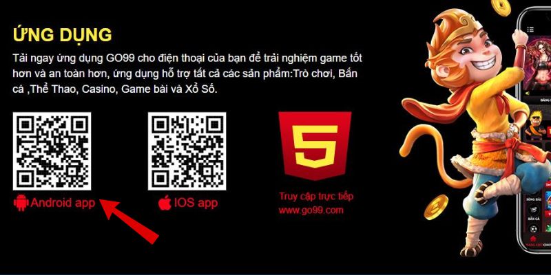 Lựa chọn phiên bản phù hợp với thiết bị di động của bạn.